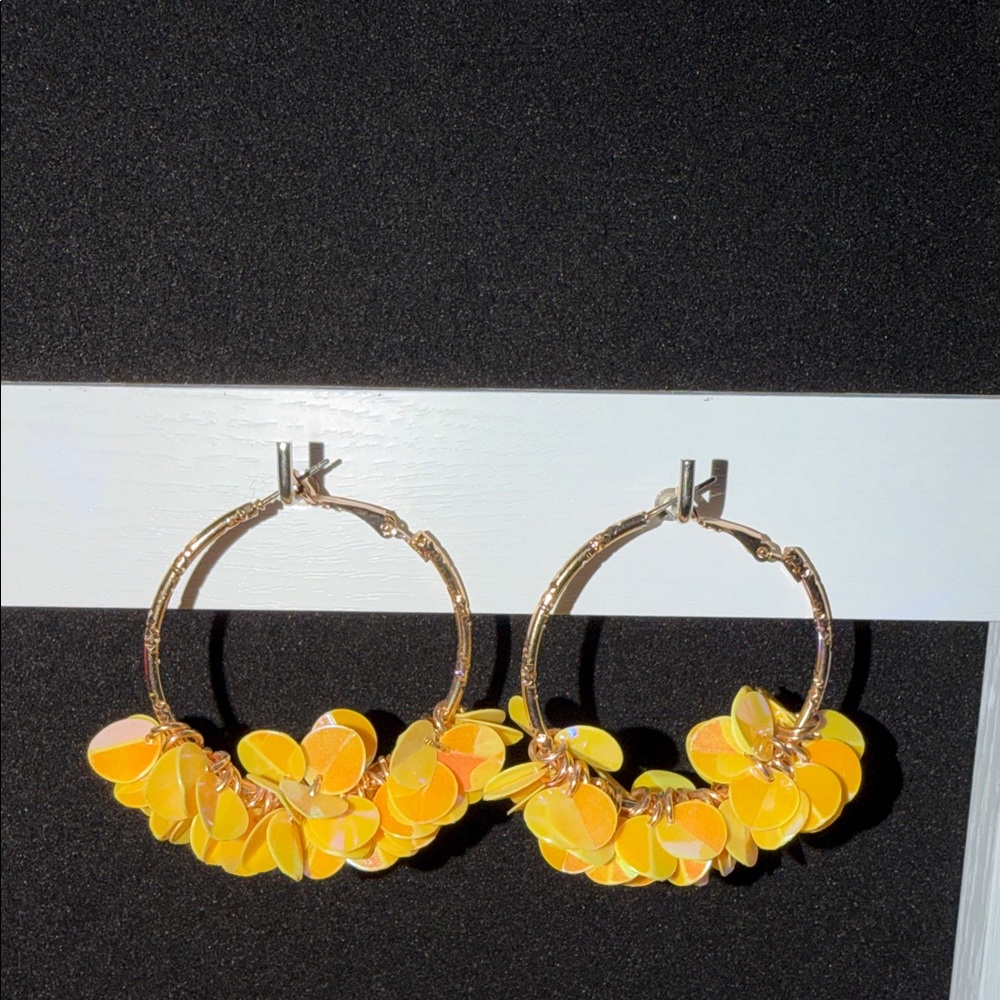 Yellow Gold Hoop Earrings